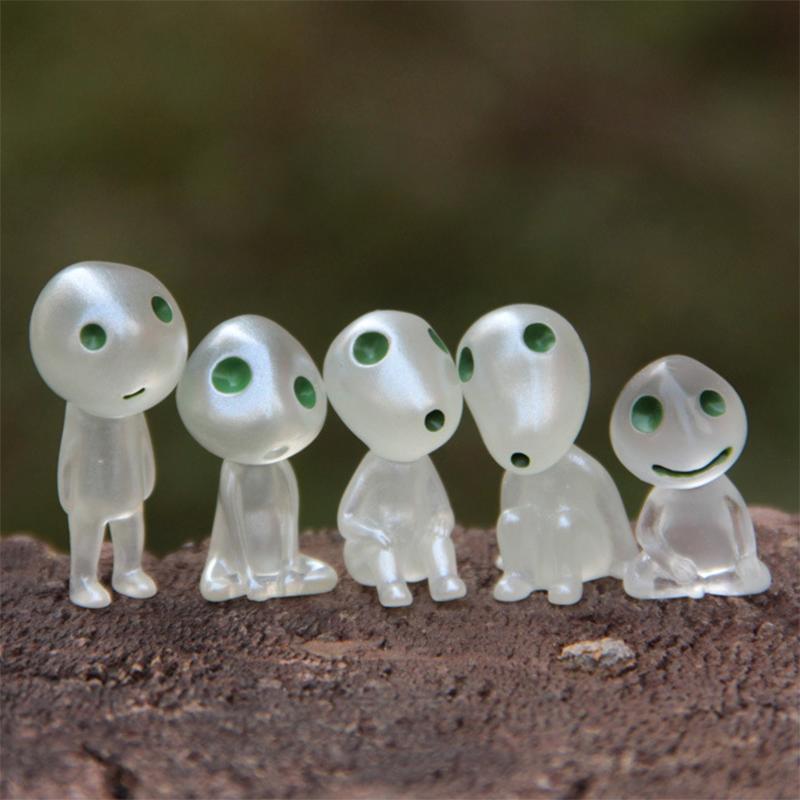 LUMINOUS GARDEN GHOST MINIATURE FIGURINES