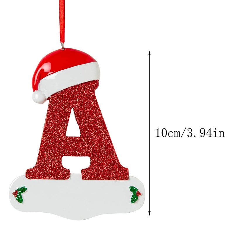 Personalized Christmas 24 Letter Ornaments