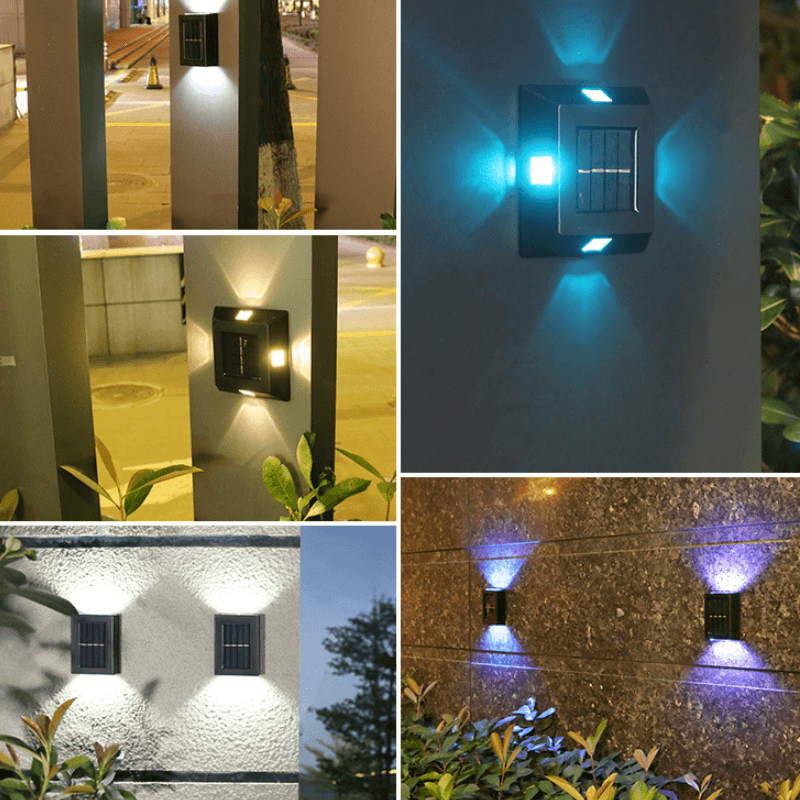 Outdoor Solar Patio Wall Decor Light