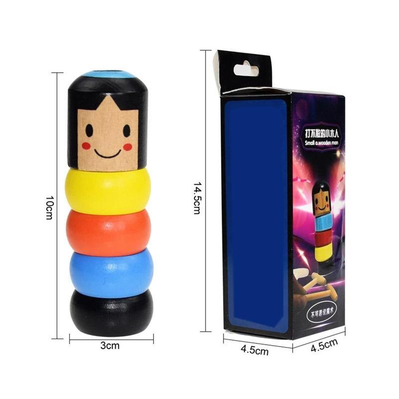 Colorfox™Unbreakable wooden Man Magic Toy