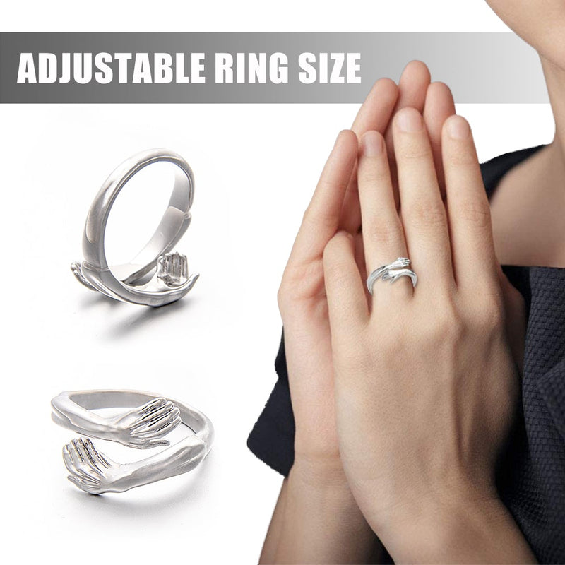 2022 New-Couple Hug Ring Romantic Gift