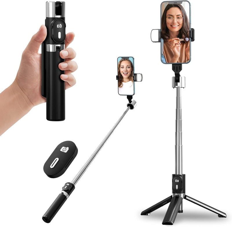 Extendable Selfie Stick with Fill Light