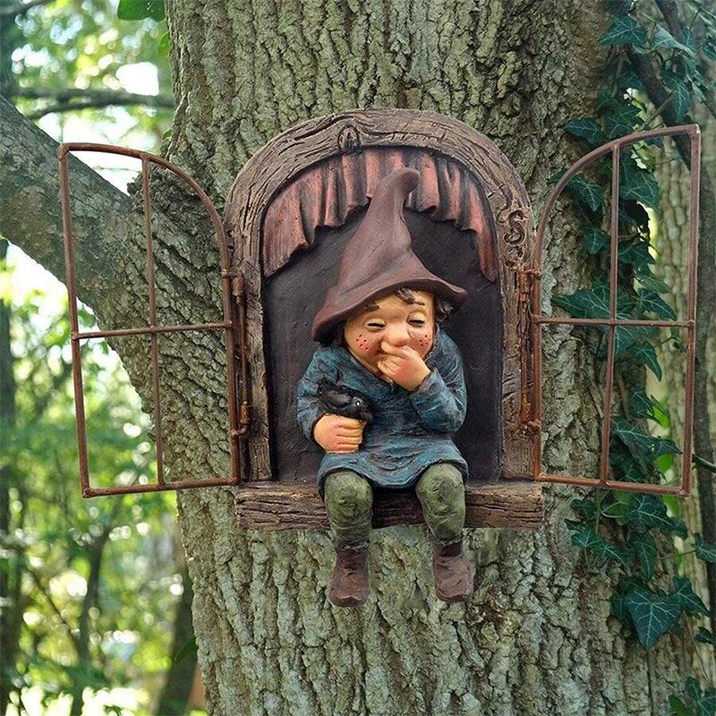 Gnome Statue Garden Decor