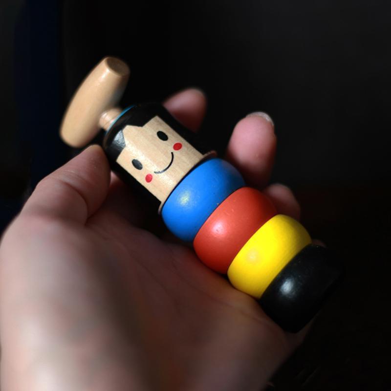 Colorfox™Unbreakable wooden Man Magic Toy