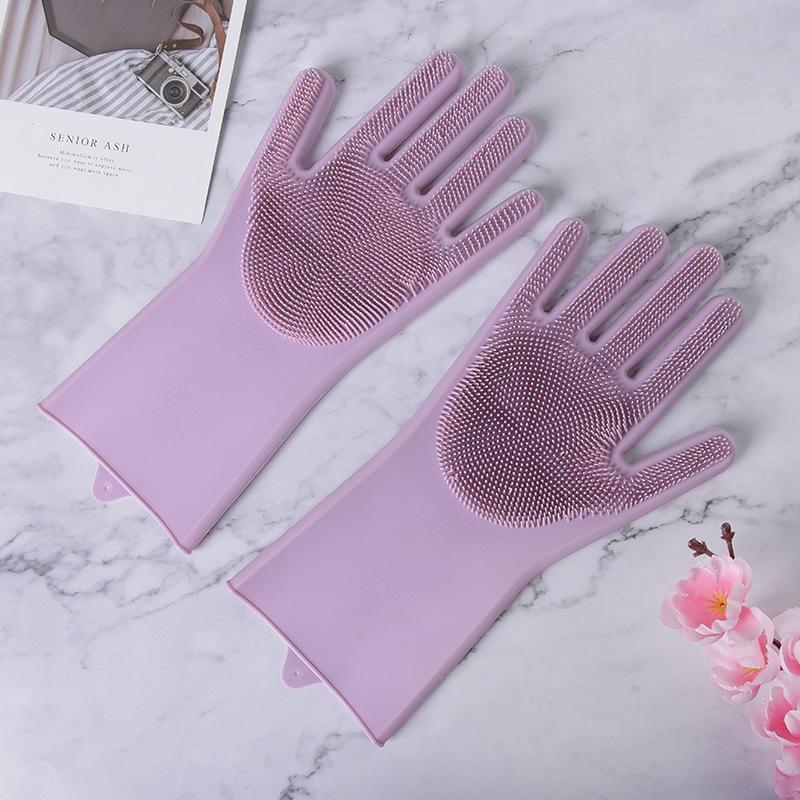 Magic Silicone Washing Gloves