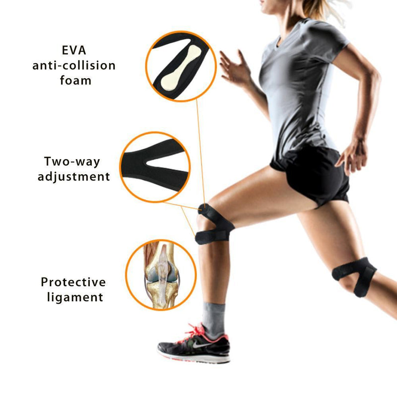 Knee Pain Relief &amp; Patella Stabilizer Brace (1 Pair)
