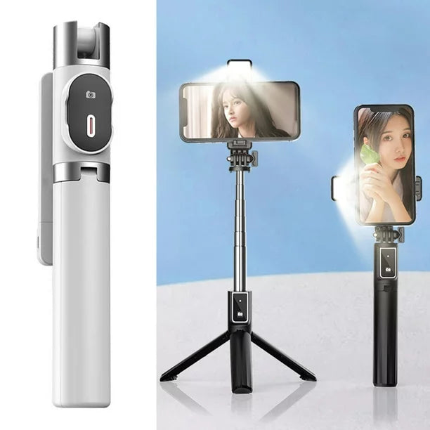 Extendable Selfie Stick with Fill Light