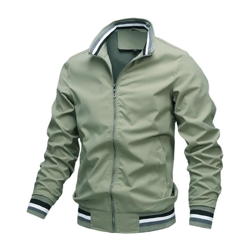 Solid Color Men's Casual Jacket