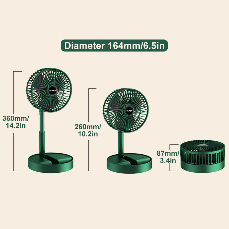 Homesup™Mini Telescopic Folding Fan