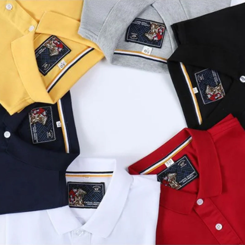 Embroidered polo shirt for men