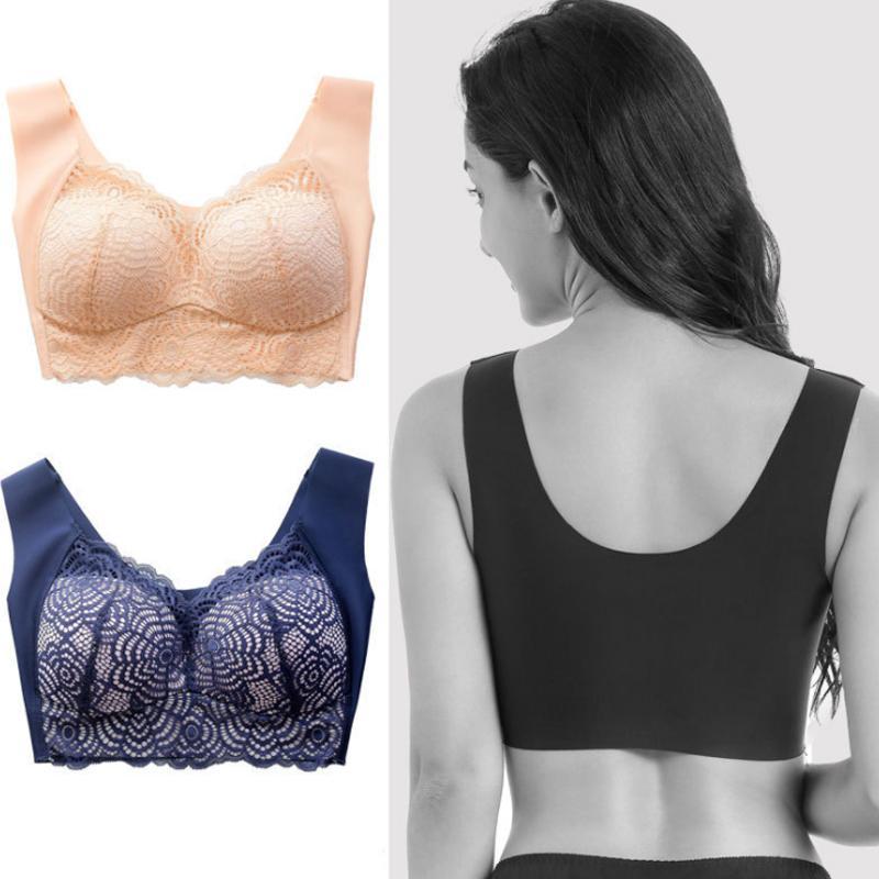 Thin Section Seamless-Ring Gather Bra