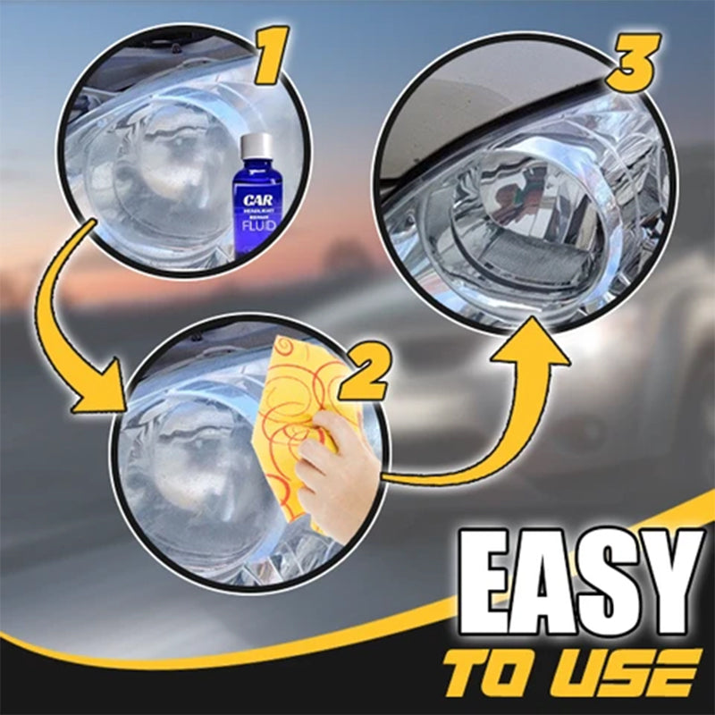 Spray for car headlight repair