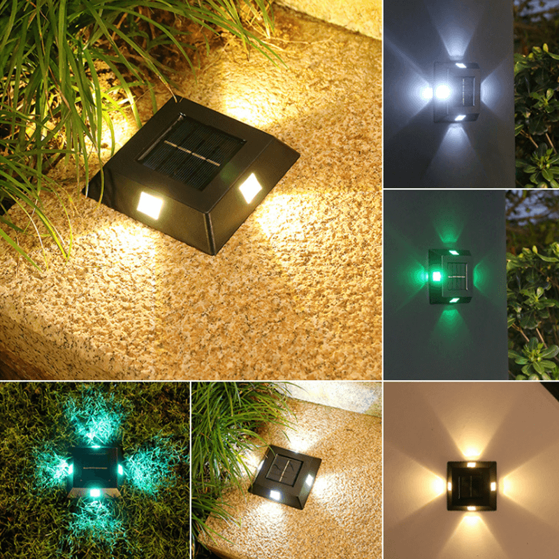 Outdoor Solar Patio Wall Decor Light