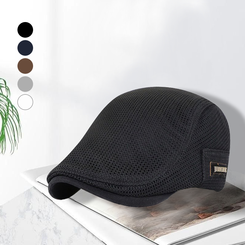 Men's Summer Mesh Newsboy Flat Cap