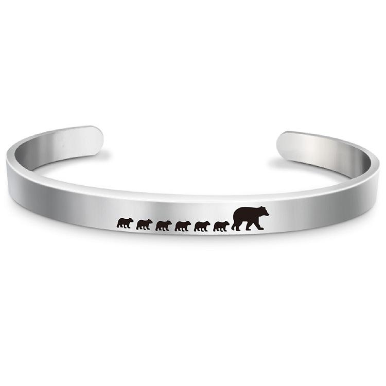 Mama Bear Bracelet Bangle