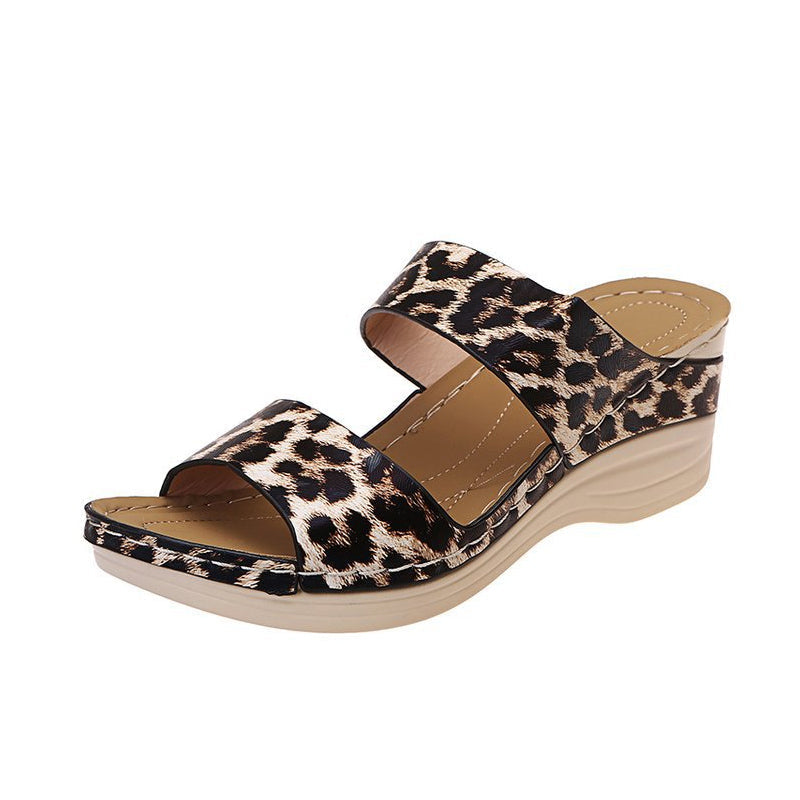 Women's Animal Print Casual Sandals