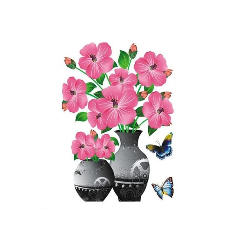 DIY Plant Vase 3D Stereo Stickers